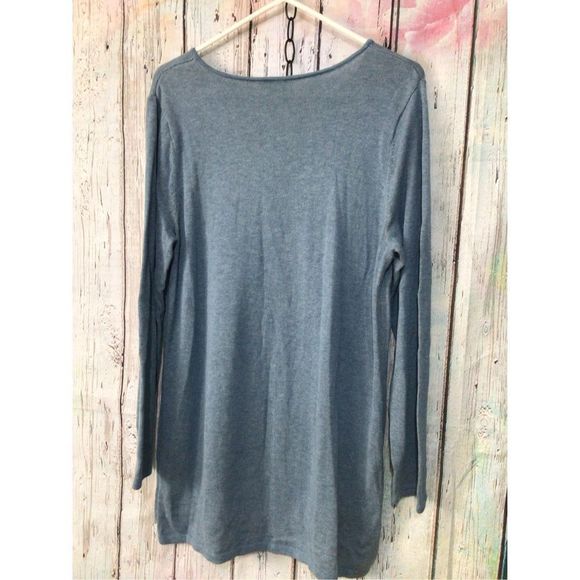 J. Jill Size M Blue Sweater ❄️☃️ - Picture 10 of 11